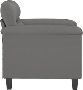 vidaXL vidaXL Fotel, kremowy, 60 cm, obity mikrofibrą 9