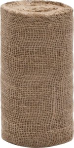vidaXL Tkanina jutowa w rolce, 0,25x100 m, 100% juta, 200 g/m 2
