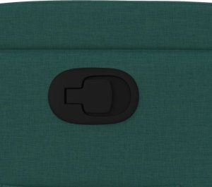 vidaXL vidaXL Fotel rozkładany, ciemnozielony, tapicerowany tkaniną 9