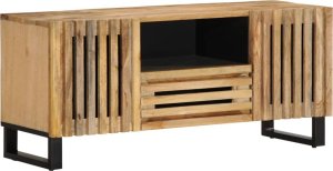 vidaXL vidaXL Szafka pod TV, 100x34x46 cm, lite surowe drewno mango 1