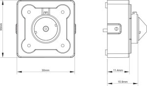 Kamera Lupus LUPUS - LE105HD - 720p, Extrem kleine Pinhole Kamera 2