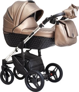 Wózek Baby Merc Wózek wielofunkcyjny Euforia Premium Paradise Baby 2w1 beżowy 1