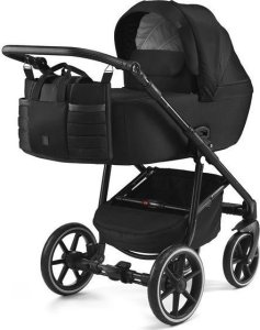 Wózek KinderKraft Wózek 2w1 wielofunkcyjny APUS BLACK PREMIUM czarny 1