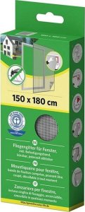 MOSKITIERA OKNO 150X180 BIAŁA POLIESTER+TAŚMA RZEP 2