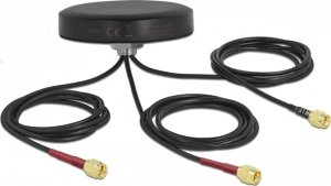 Antena Delock DELOCK Antenne LTE MIMO WLAN 802.11 3xSMA-St RG-174 1,0m sw 1