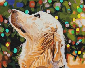 Ruhhy Paint it! BS52253 Świąteczny golden retriever 1