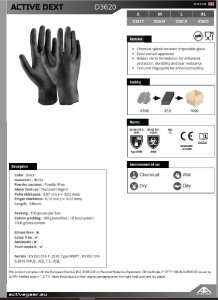 Xqisit Active Gear nitrile gloves XL, 100 pcs. 2