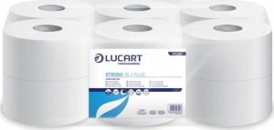 Karen Lucart Strong 19 J Plus - Papier toaletowy jumbo, 2 warstwy, 180 m, celuloza - 12 rolek 1