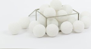 Cotton Love Zestaw lampek Cotton Balls All White - 50 Lampek 1