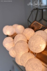 Cotton Love Zestaw lampek Cotton Balls All White - 50 Lampek 11