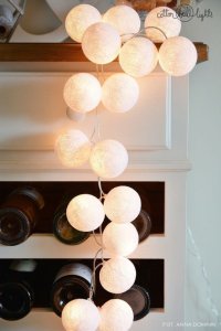 Cotton Love Zestaw lampek Cotton Balls All White - 50 Lampek 13