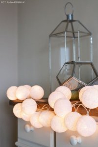 Cotton Love Zestaw lampek Cotton Balls All White - 50 Lampek 6