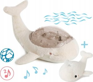 Cloud B Cloud b Tranquil Whale Wieloryb Zestaw Lampka i Grzechotka biały 6