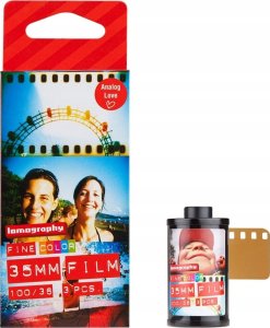 Filtr Lomography Lomographische Ag LOMOGRAPHY COLOR NEGATIVE 100 ISO 3 PCS 135 FILM 1