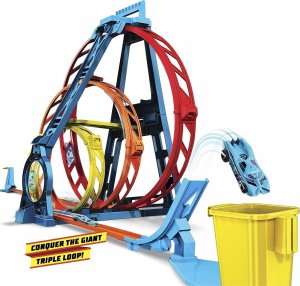 Zapf Hot Wheels GYP65 Track Builder potrójna pętla TOR 1