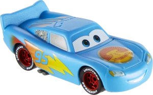 Mattel CARS AUTA ZYGZAK MC QUEEN zmieniający kolor zestaw 4