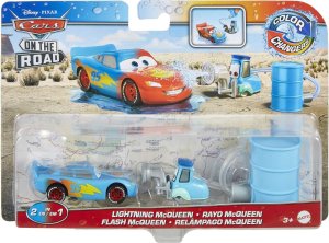 Mattel CARS AUTA ZYGZAK MC QUEEN zmieniający kolor zestaw 8