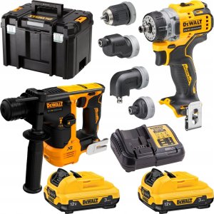 Zestaw elektronarzędzi Dewalt DEWALT.COMBO KIT 12V DCK2101L2T (DCH072 DCD703) 2x3.0Ah TSTAK 1