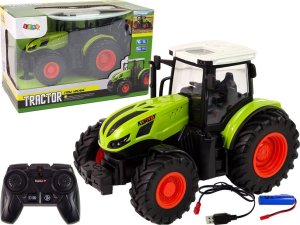 LeanToys Traktor Zdalnie Sterowany 1:24 R/C Pilot 2,4 G Zielony 1