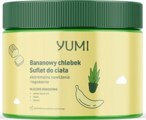 Alkotest YUMI_Suflet do ciała ekstramalnie nawilżający i łagodzący Bananowy Chlebek 300ml 1