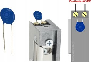 Łucznik Elektrozaczep HARTTE XS12RM-C seria XS 12V DC rew. z monitoringiem i wyślizgiem 5