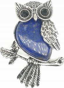 Lovrin WISIOREK LAPIS LAZULI KAMIEŃ naszyjnik sowa 1