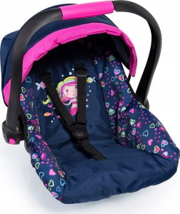 Bayer Bayer Fotelik samochodowy dla lalki Nosidełko z baldachimem 67917AA 2
