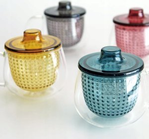 Secret de Gourmet KINTO - UNITEA - Kubek z zaparzaczem do herbaty - Żółty 350ml 2