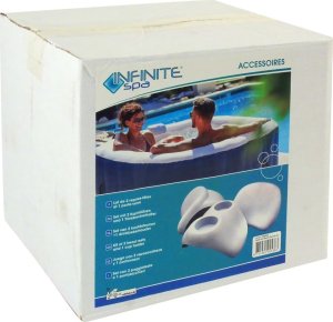 Thunder Zagłówki i uchwyt na napoje do domowego spa, PU 2