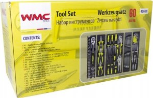 Zestaw narzędzi WMC ZESTAW NARZĘDZI  60el. W SKRZYNCE /WMC 4
