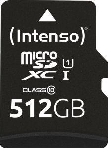 Karta Intenso Intenso microSD 512GB UHS-I Perf CL10| Performance Klasa 10 1