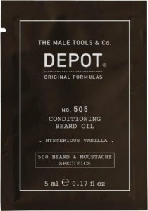 Aveda Depot, 500 Beard & Mustache Specifics No. 505, Beard Oil, Misterious Vanilla, Vitamin E, For Shine & Softness, 5 ml For Men 2