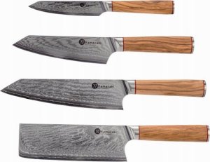 Blaumann Damasko zestaw noży ze stali z podstawą KAMAZAKI KZI003SET 2