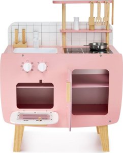 Triton Kuchnia drewniana dla dzieci Retro + przybory kuchenna 5