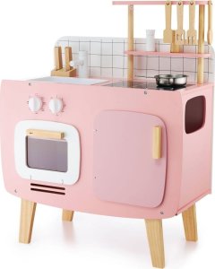 Triton Kuchnia drewniana dla dzieci Retro + przybory kuchenna 7