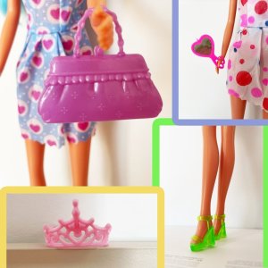 DWM Akcesoria dla lalek Ubranka Sukienki Zestaw 85el. 8