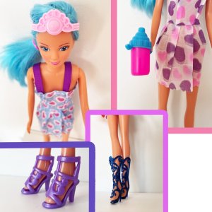 DWM Akcesoria dla lalek Ubranka Sukienki Zestaw 85el. 9