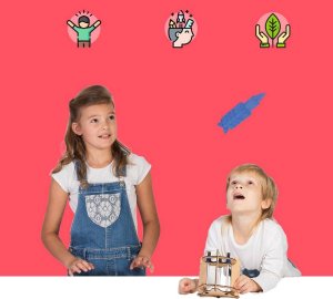 WOODEN CITY Smartivity Drewniane Mechaniczne Puzzle 3D - Wystrzałowa Rakiet Kosmiczna 4