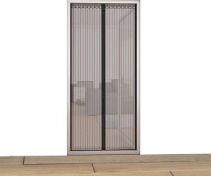 ProGarden Moskitiera siatka na drzwi lamelowa z zamknięciem na magnes 100x220cm 2