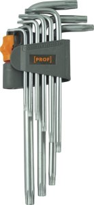 Unior Zestaw kluczy TORX - 9 kluczy 1