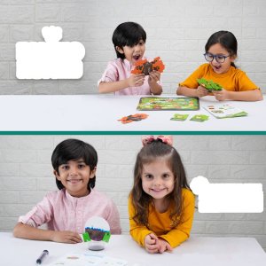 WOODEN CITY Smartivity Drewniane Mechaniczne Puzzle 3D - Odkrywcy Jungli 5