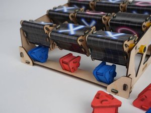 Mr.Playwood Smartivity Drewniane Mechaniczne Puzzle 3D - Kółko i Krzyżyk 8