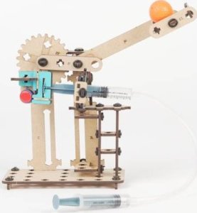 WOODEN CITY Smartivity Drewniane Mechaniczne Puzzle 3D - Eksperymenty Hydrauliczne 6