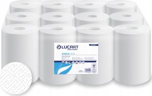 Karen Lucart Strong 14 CF - Ręcznik papierowy w roli mini, 2 warstwy, 55 m, celuloza - 12 rolek 1