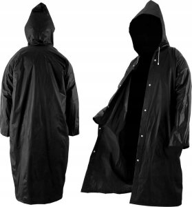 Trizand Płaszcz przeciwdeszczowy czarny (21840) 5
