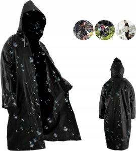 Trizand Płaszcz przeciwdeszczowy czarny (21840) 2