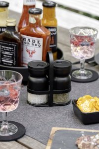 Wenko Solniczka i pieprzniczka na metalowym stojaku, Melli, WENKO 2