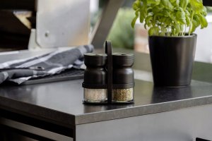 Wenko Solniczka i pieprzniczka na metalowym stojaku, Melli, WENKO 5