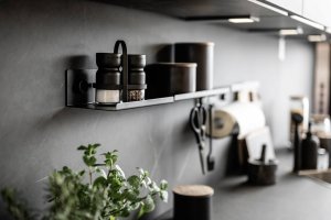 Wenko Solniczka i pieprzniczka na metalowym stojaku, Melli, WENKO 9