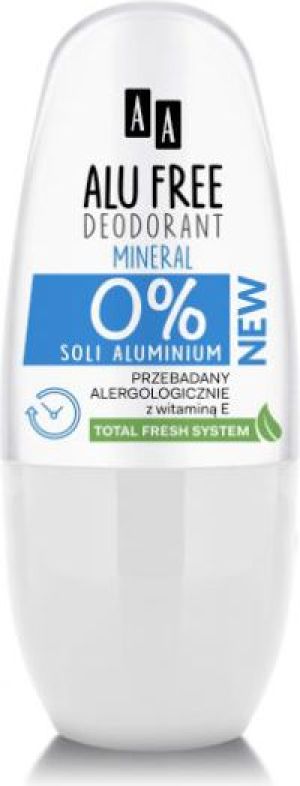 AA Dezodorant roll-on Alu Free Mineral 50ml 1